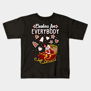 Cookies For Everybody Christmas Ugly Sweater Kids T-Shirt